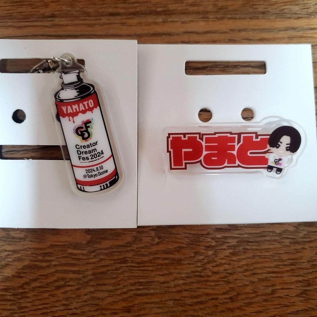 CDF コムドット アクリルネームキーホルダー 5種 Amazon.co.jp: CDF ランダムグッズ コムドットやまと アクリル